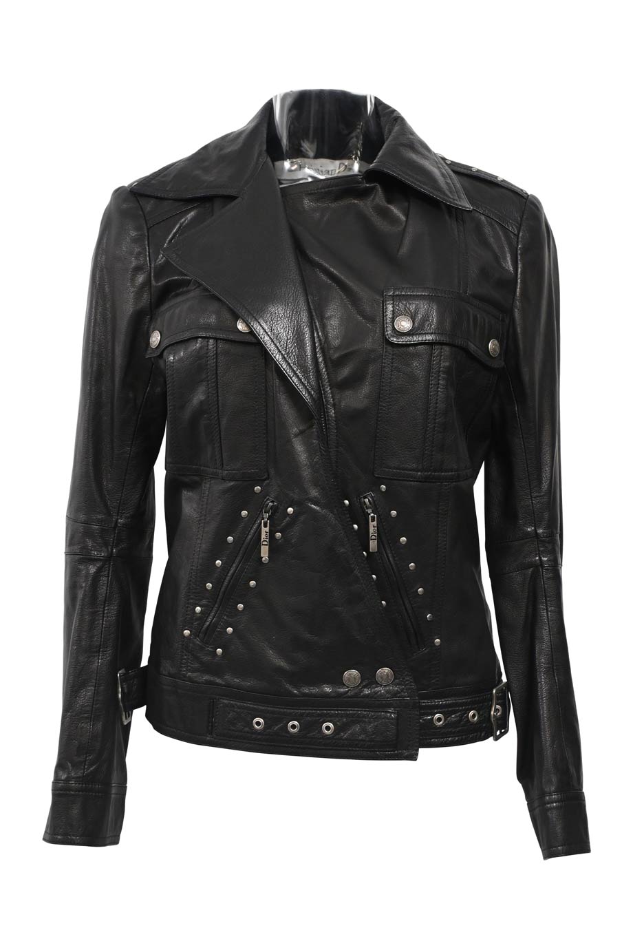 WW46075] Christian Dior | Leather Jacket