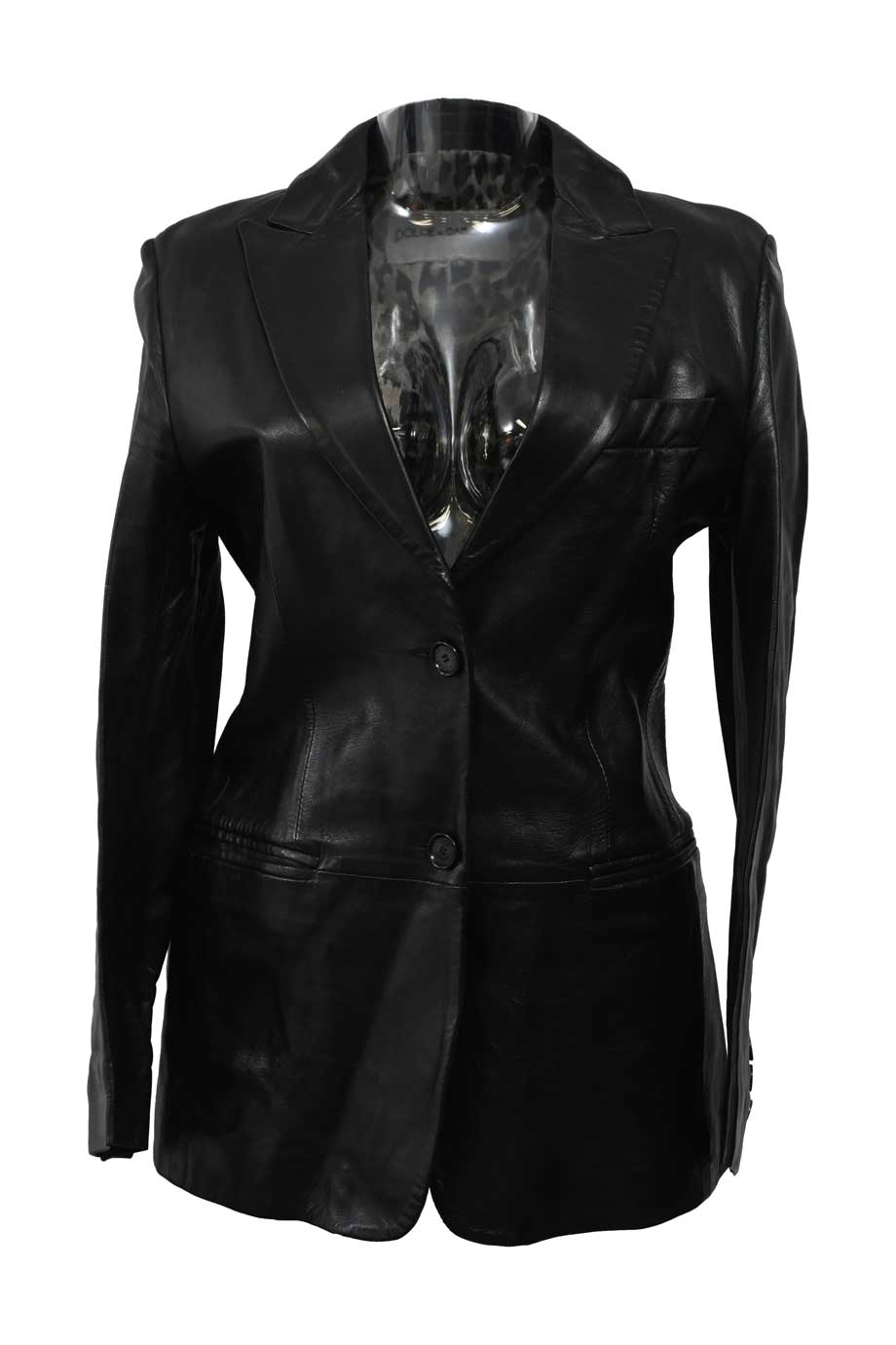 WW46543] Dolce & Gabbana | Leather Jacket