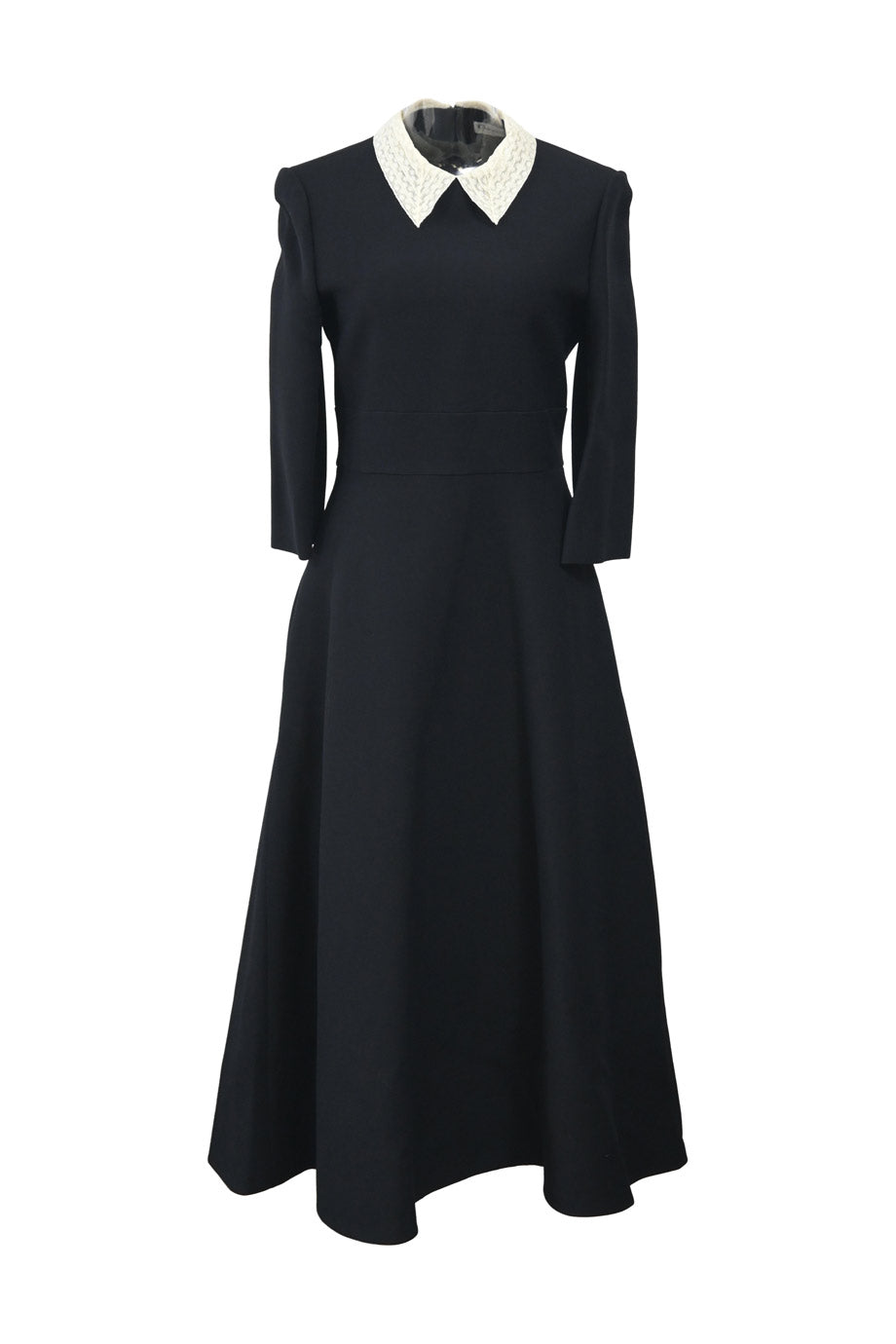 scoop neck a line midi dress Textured Satin Seam Detail Scoop Neck Midi Dress