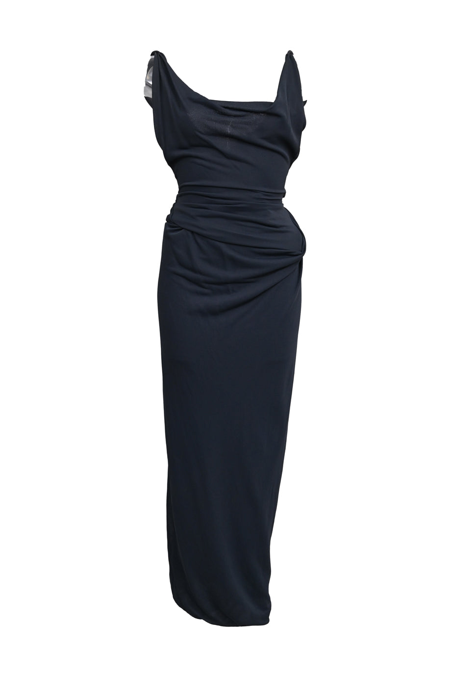 vivienne westwood draped midi dress Fond draped midi dress