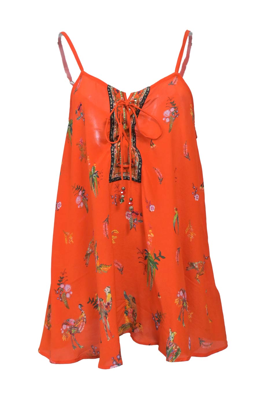 Camilla Lace-Up Top main image 0