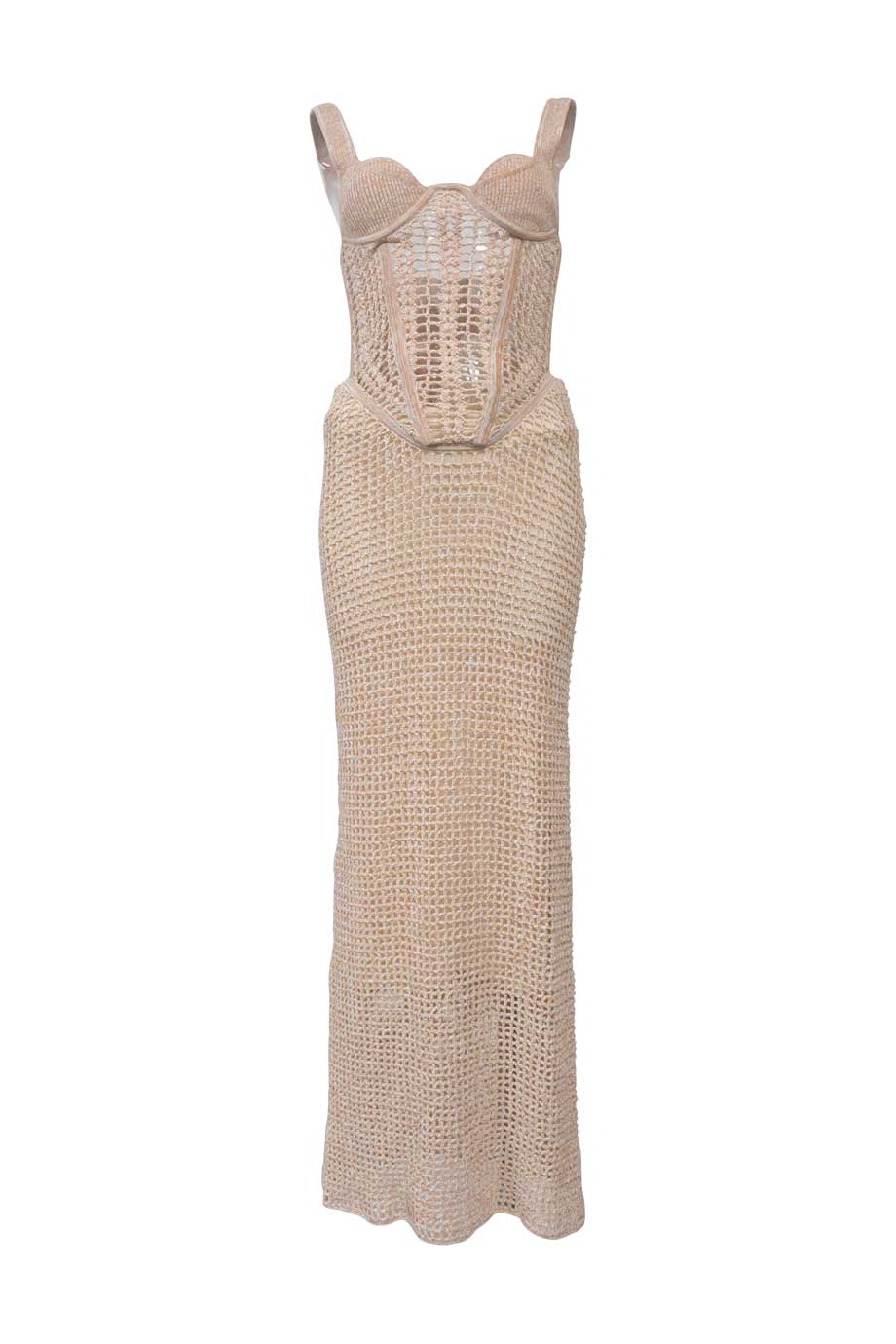 dion lee marled double cup corset dress DION LEE Marled Double Cup Corset Dress - Brand New - Size XS