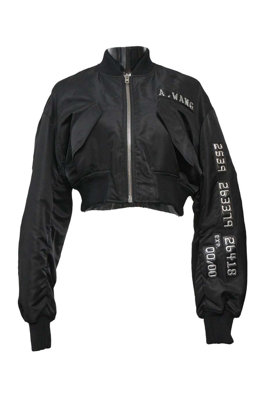 Alexander wang cropped bomber jacket hotsell