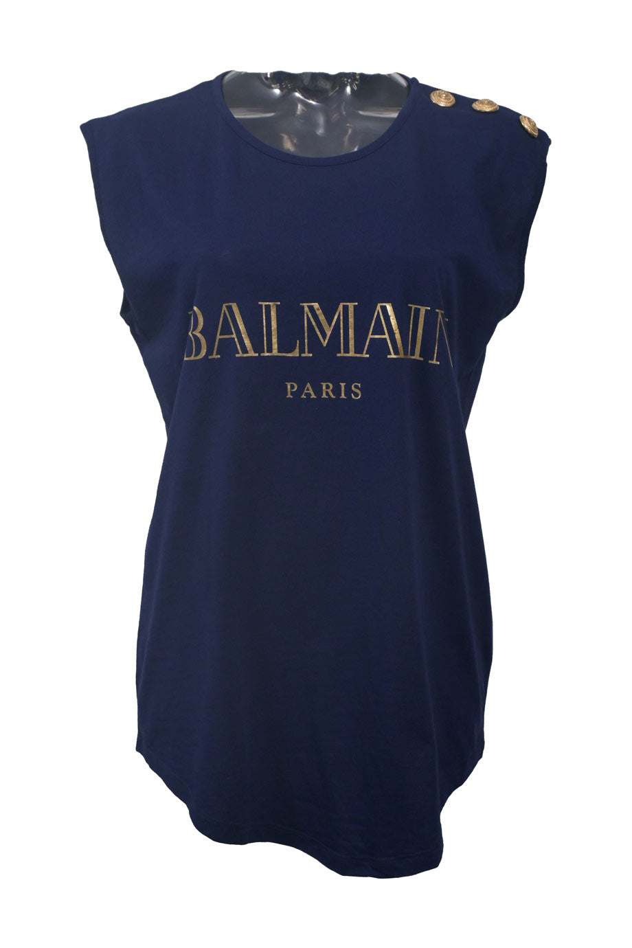BALMAIN トップス WW42391] Balmain | Sleeveless Top