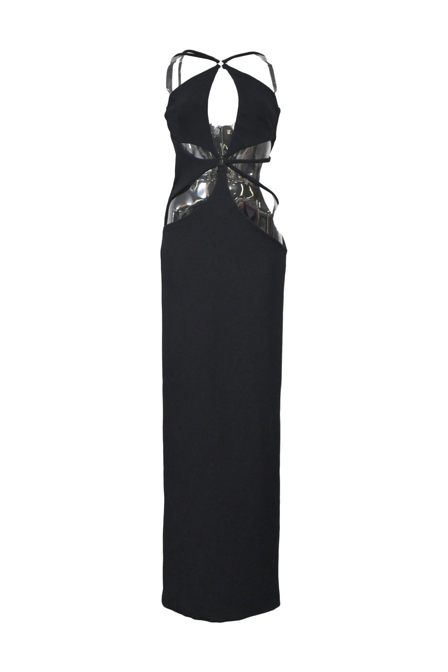 white christmas dresses Patbo Asterisk Stretch Knit Maxi Dress in Black