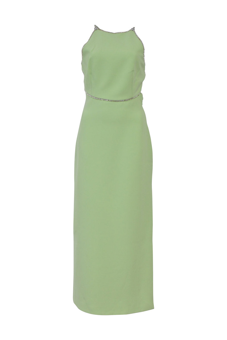 green miu miu dress Miu Miu Crepe de Chine Mini-dress, Woman, Green/white, Size 42
