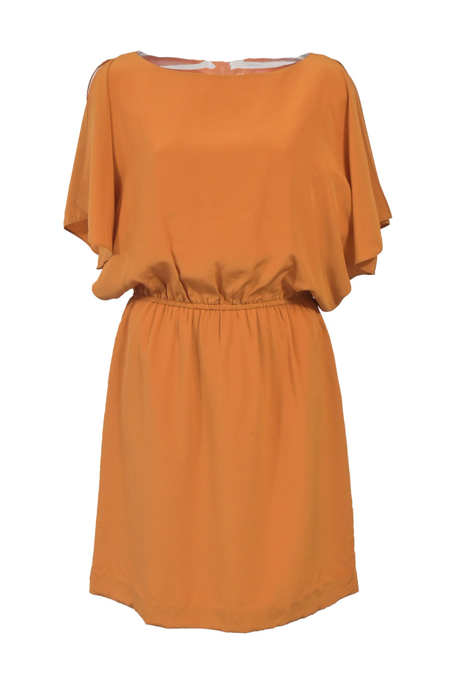 halston heritage orange dress NWT Halston Heritage Saks Fifth Avenue Orange Silk Strappy dress 2 Cocktail $235