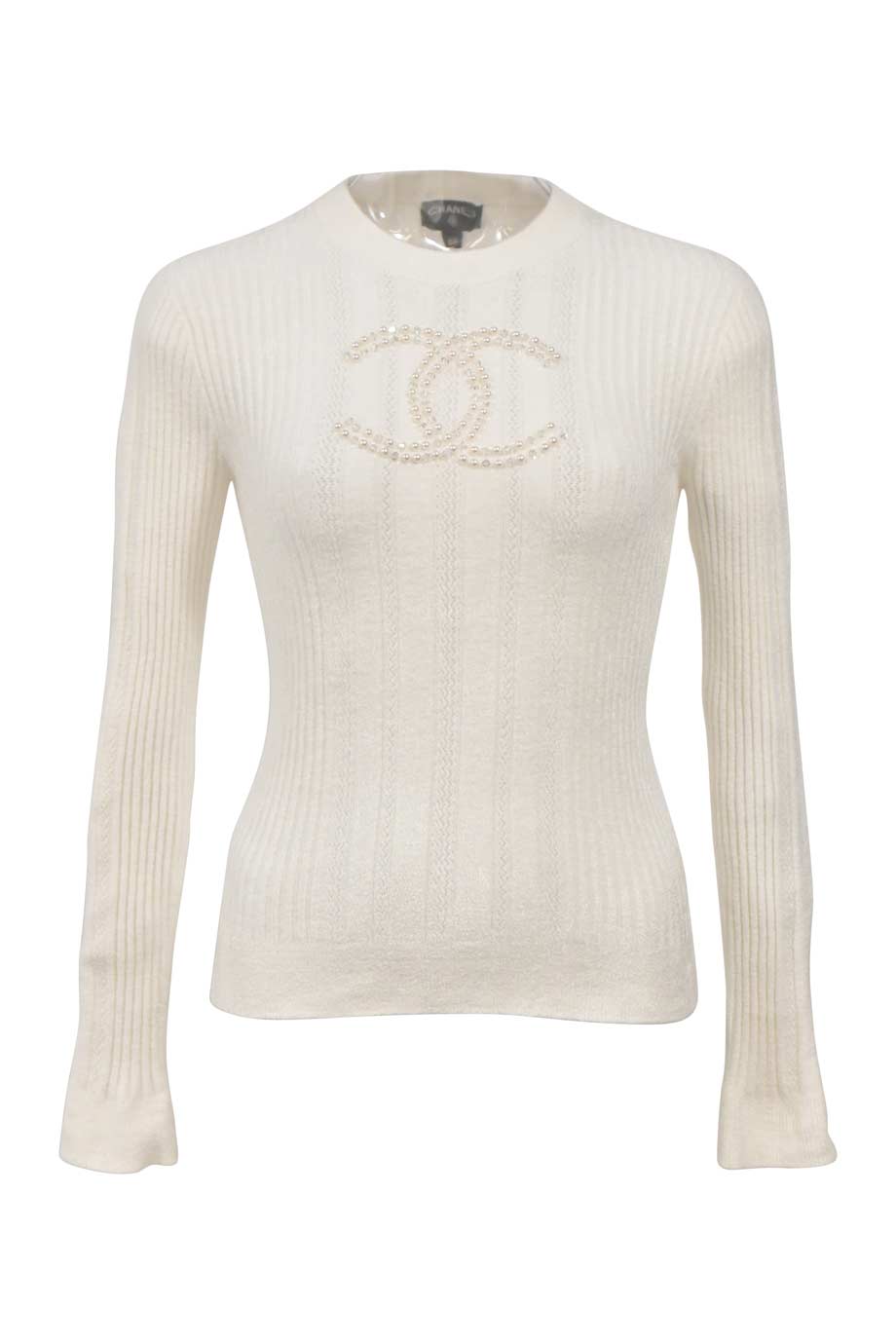 Chanel white turtleneck best sale