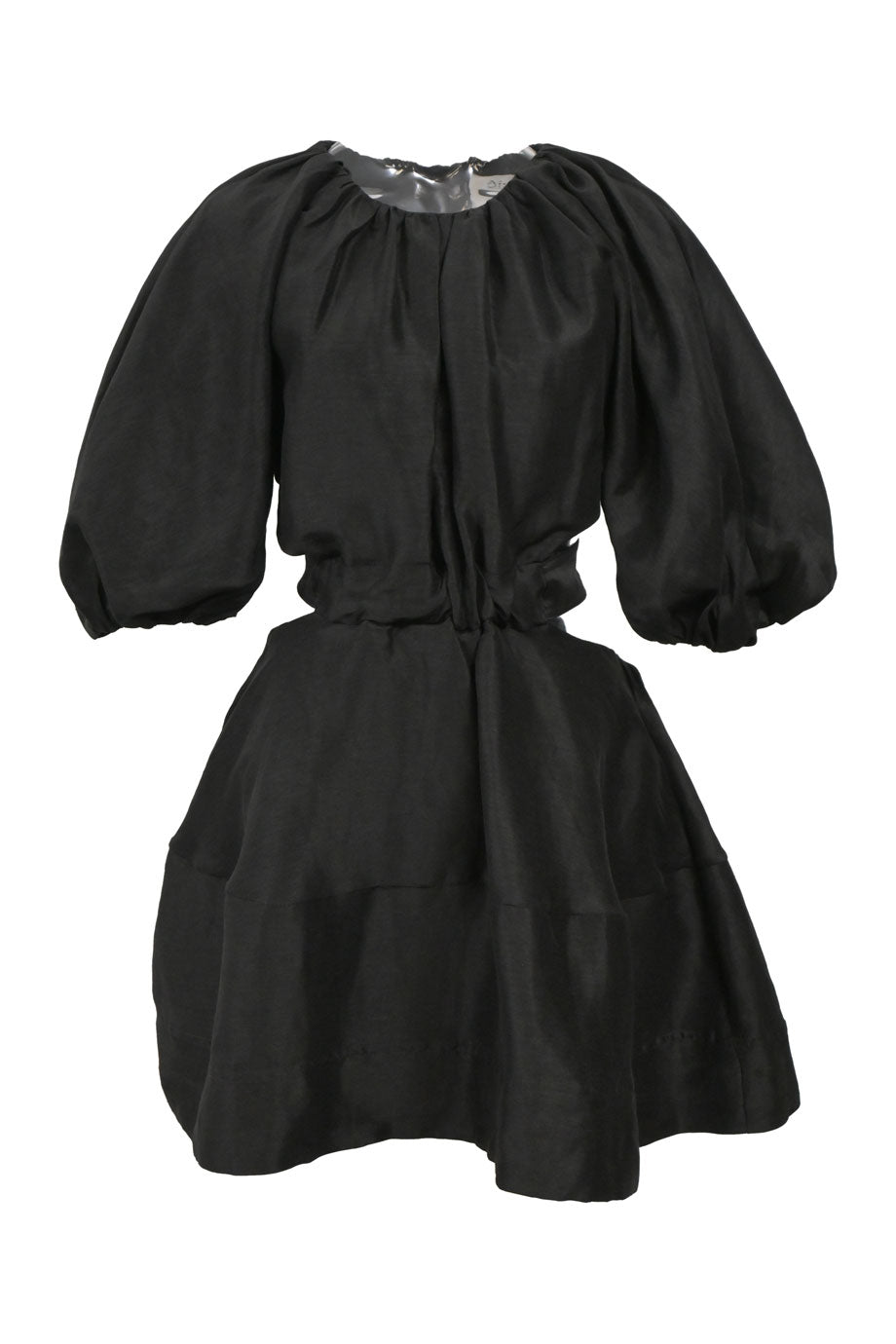 aje black linen dress Rent Aje Violette Bubble Hem Maxi Dress