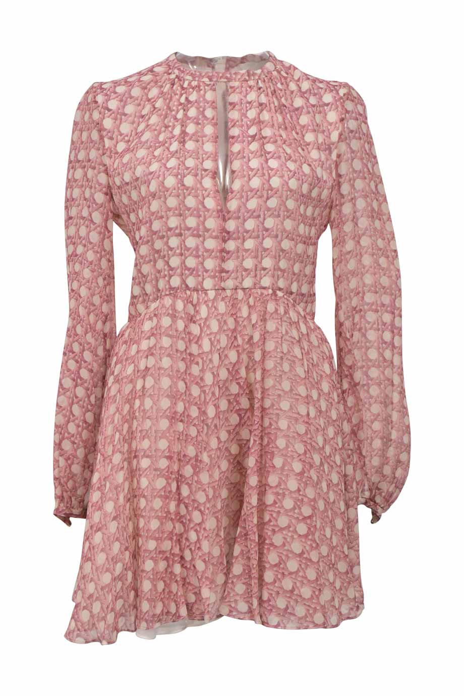 giambattista valli mini dress Giambattista Valli Ruched Neon Silk-Chiffon Mini Dress IT 44