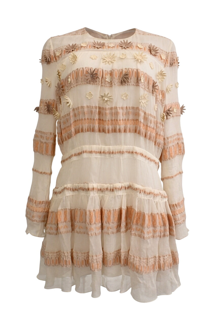 chloe embroidered short dress Chloe Embroidered Short Dress-Rich Emerald main image 1