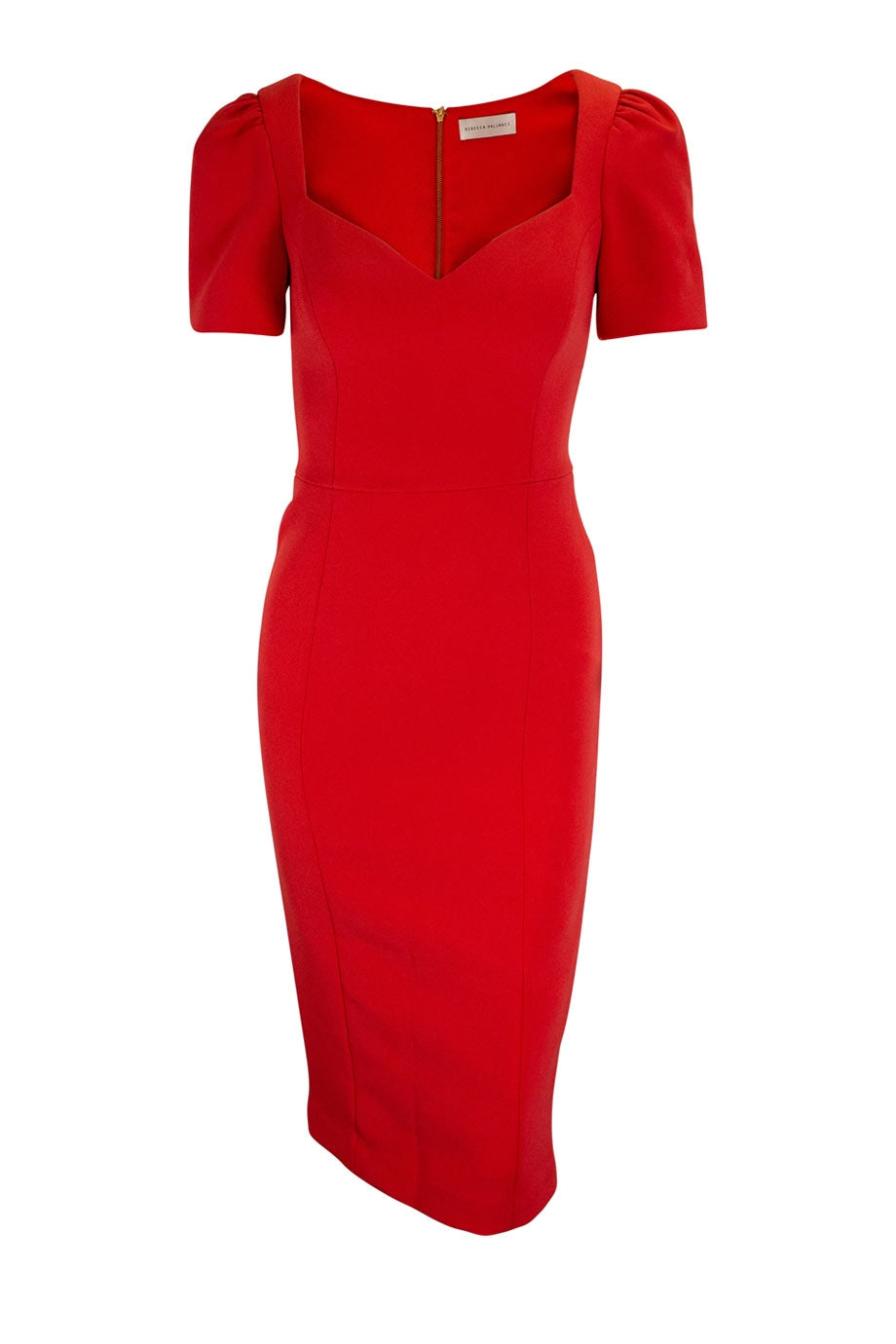 rebecca vallance red heart dress Zarya Midi Dress Red Size 4