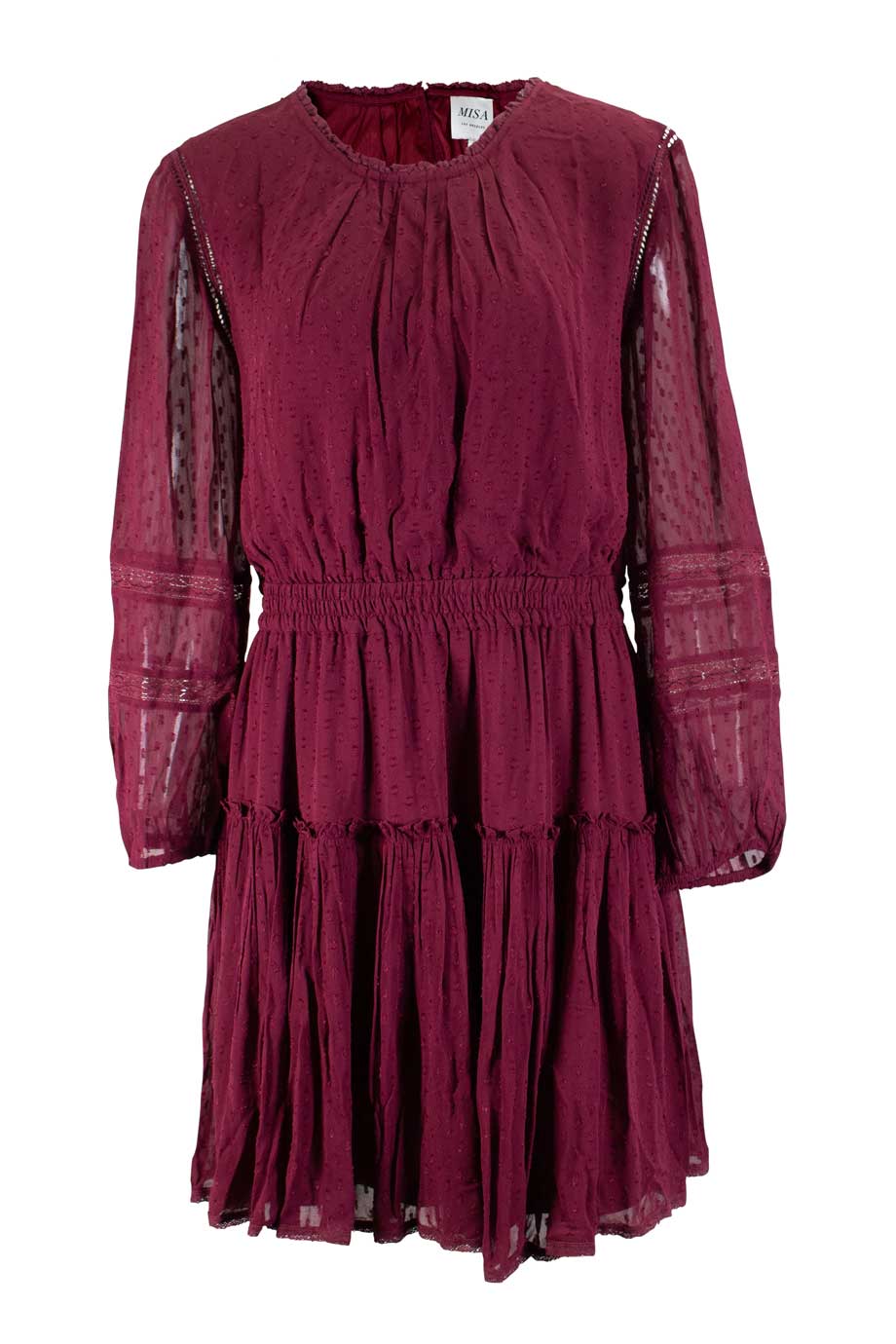 red misa dress MISA Los Angeles Teget Mini Dress Red