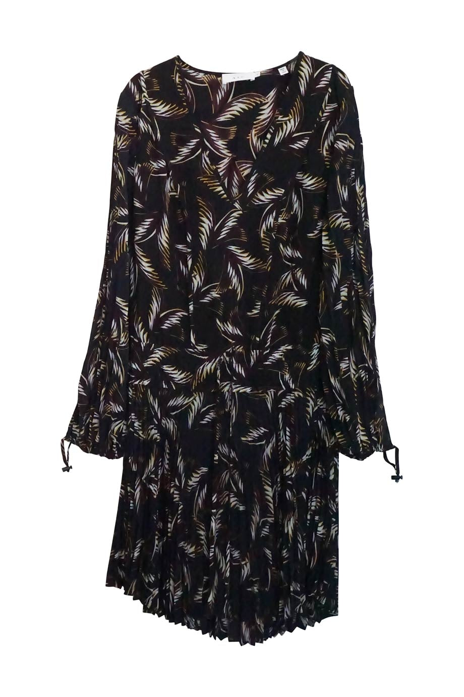 alc pleated mini dress A.L.C. Ari Dress in Nectar