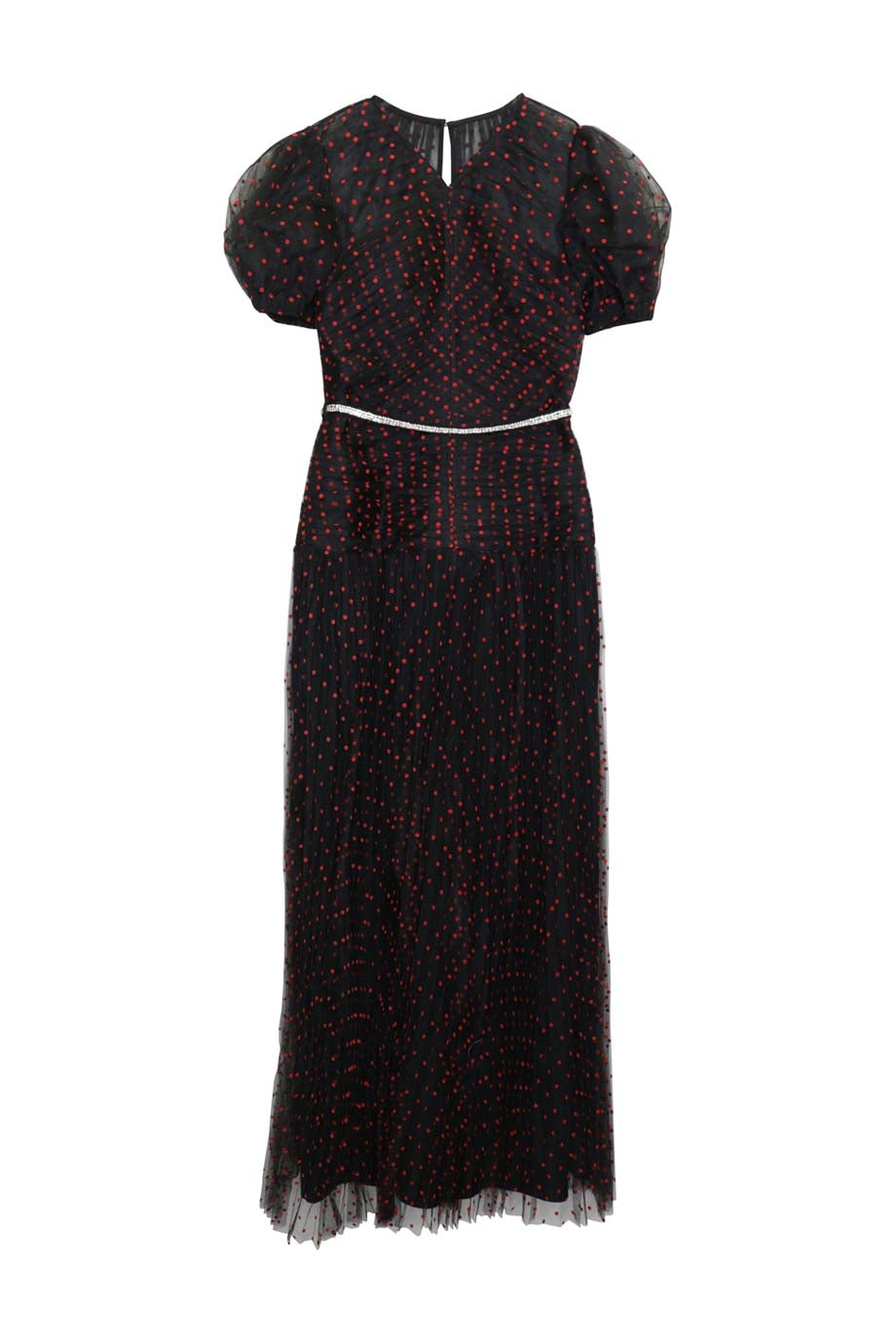 a line midi dress pink Moskada Pink Two-Tone A-Line Midi Dress main image 0