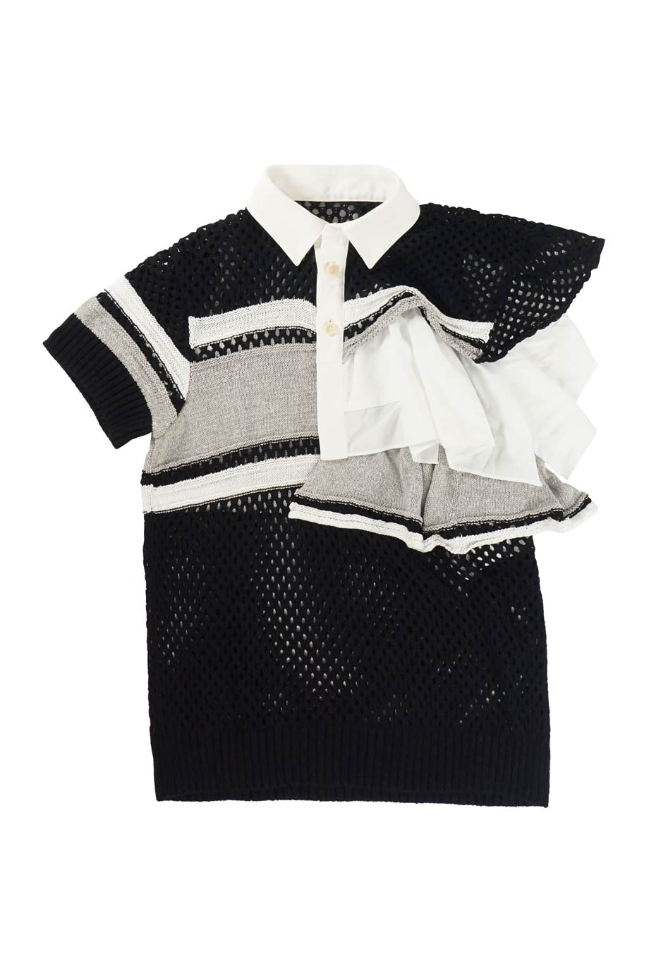 sacai 　トップス WW30174] Sacai | Short sleeve top