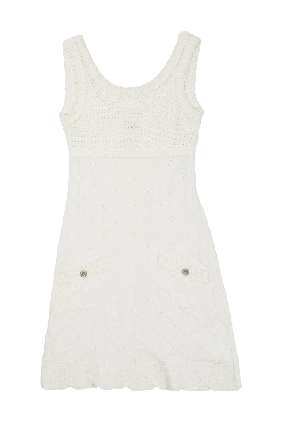 white chanel mini dress WW31264] Chanel