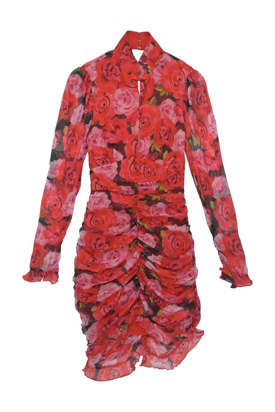 sau lee red mini dress WW33277] SAU LEE