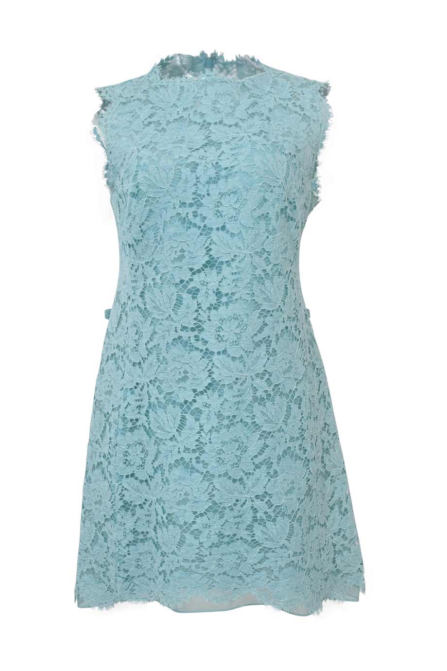 fitted lace wedding dress Valentino Floral Lace Midi Slip Dress – MSA Haute Couture main image 1