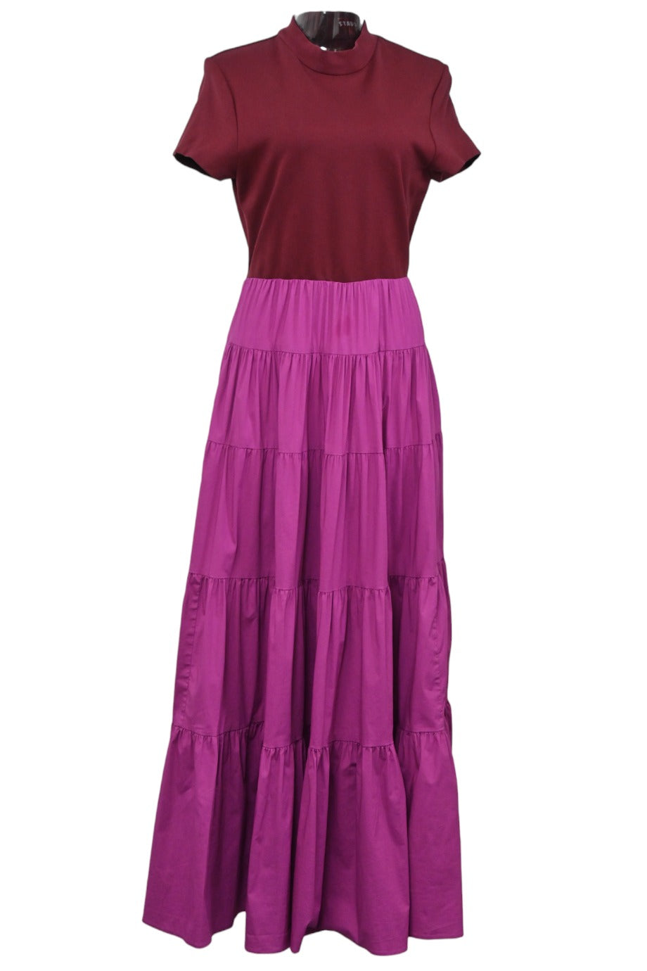 open lace back dress STAUD Women's Abstract Dress, Plum, Purple, 8 at Amazon Women's Clothing  store main image 1