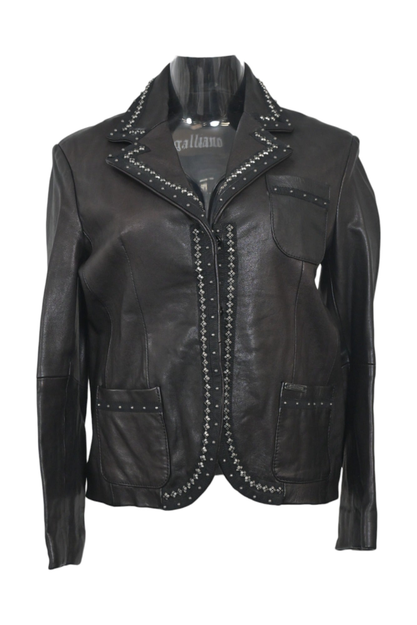 WW36193] John Galliano | Leather Jacket