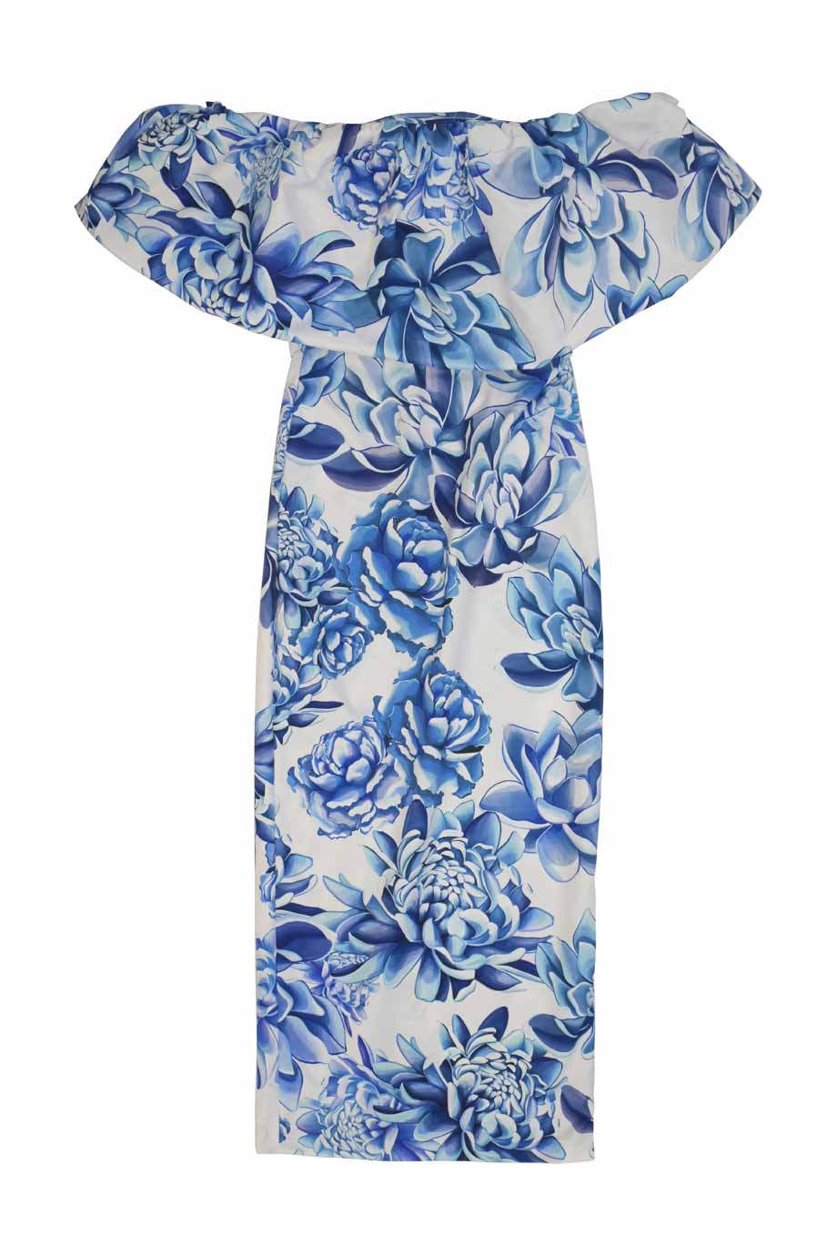 kika printed midi dress WW37864] KIKA VARGAS