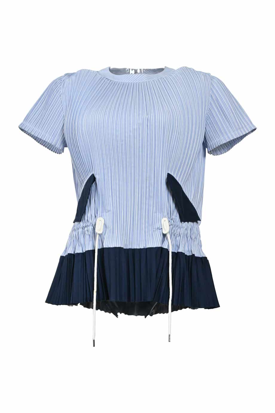 sacai トップス Sacai レイヤード ニットトップ | ブラック | FARFETCH JP