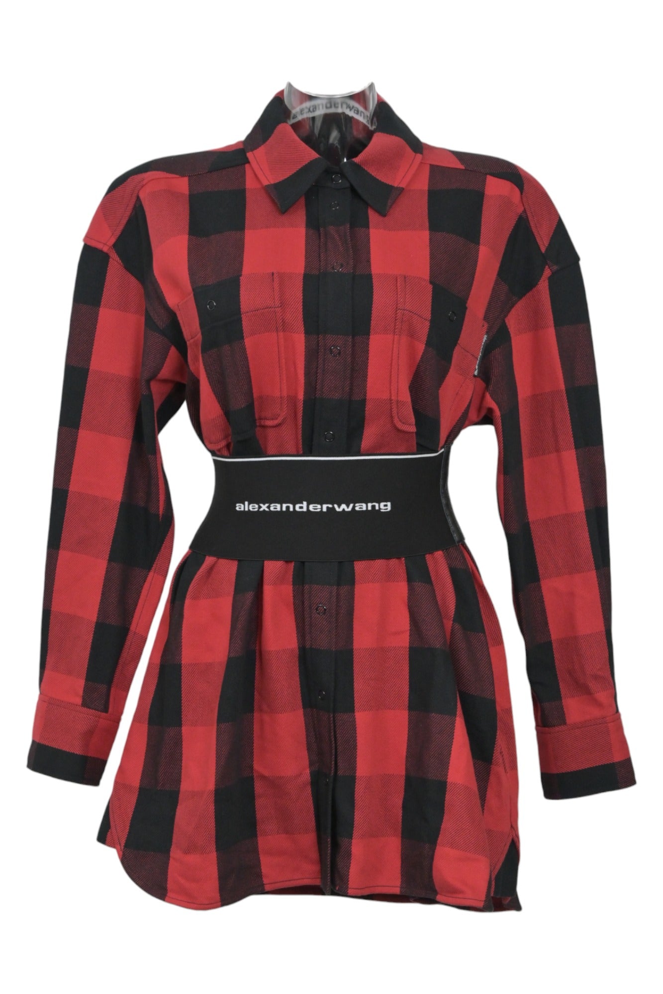 Alexander wang plaid on sale dress