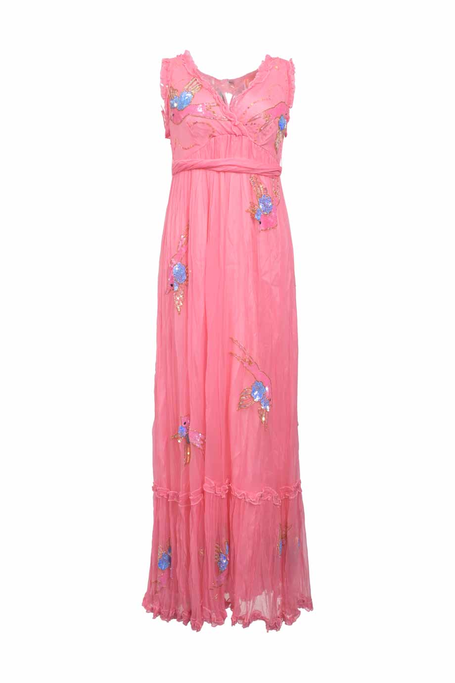 manoush pink dress Manoush Knee Length Pink Summer Dress