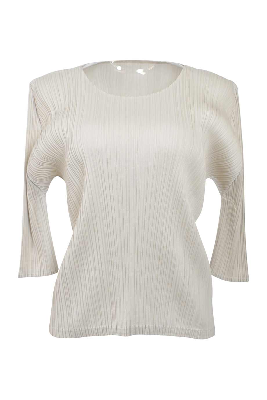PLEATS PLEASE ISSEY MIYAKE ホワイト Tシャツ BASICS – ISSEY MIYAKE ONLINE STORE