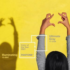 Pantone Colour of 2021: Illuminating & Ultimate Grey