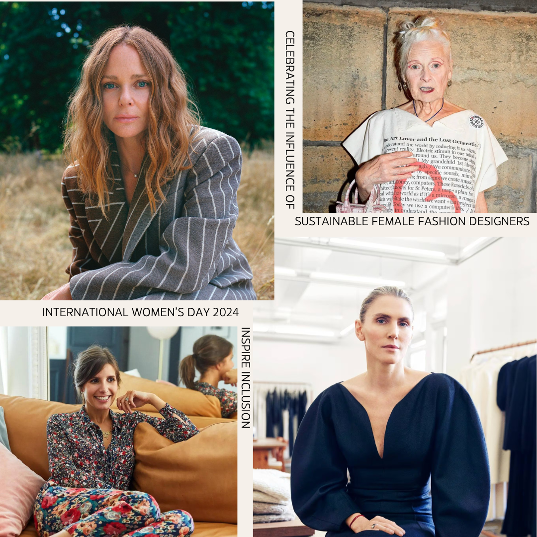 IWD 2024: Celebrating the Influence of Sustainable Female Fashion Designers