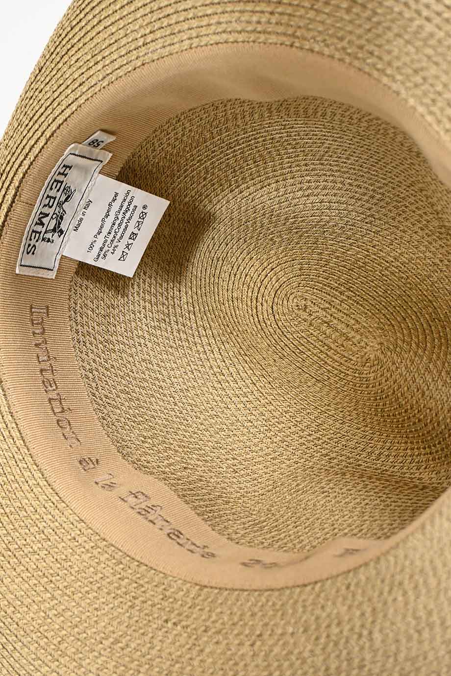 Hermes Flâneur forever 2015 Panama Hat Panama Hermès Beige size 57 cm in Other - 16863308 main image 4