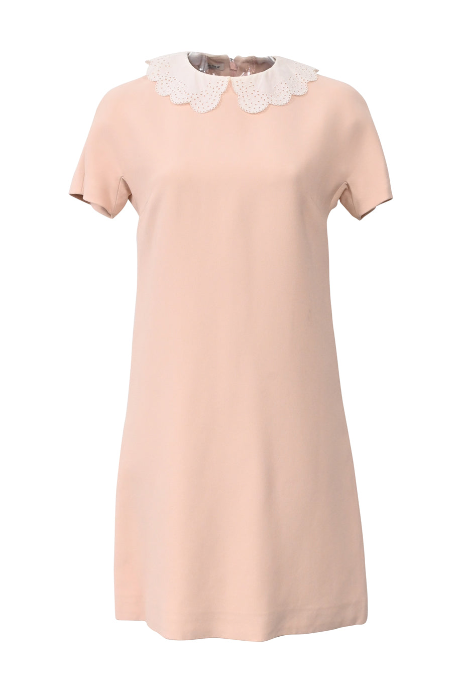 strapless open back dress WW50264] Miu Miu