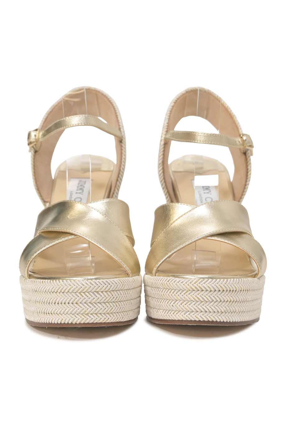 Champagne Jimmy Choo Dellena Wedge Jimmy Choo Dellena 100 Wedge