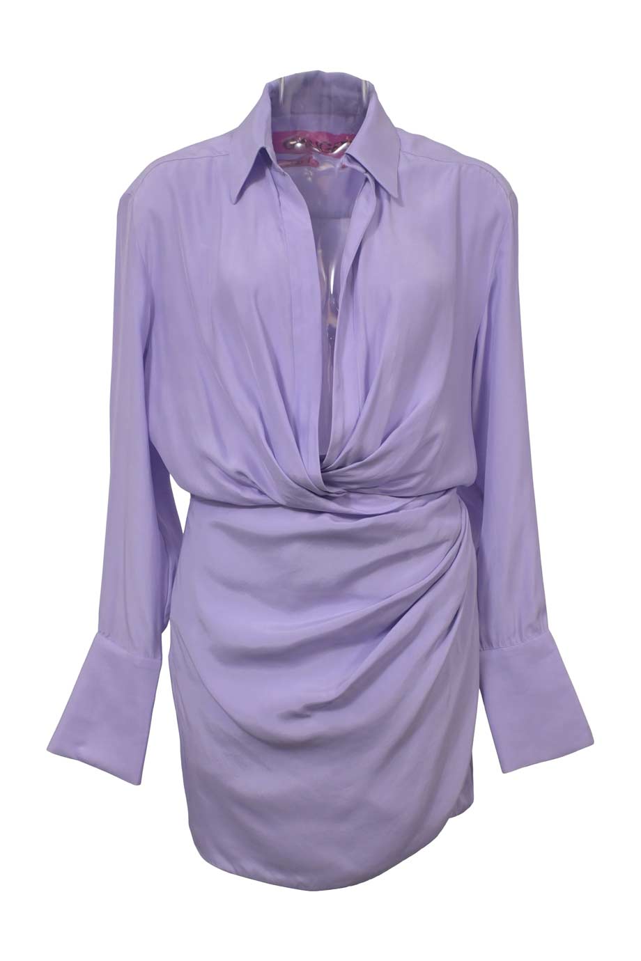 gauge81 purple dress GAUGE81 Purple silk Shiroi Midi Dress Size L