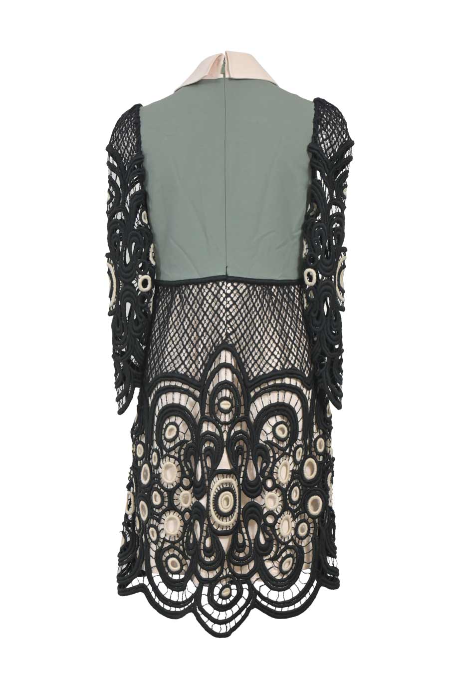 chloe guipure lace dress Chloe Guipure Lace Asymmetric Mini Dress