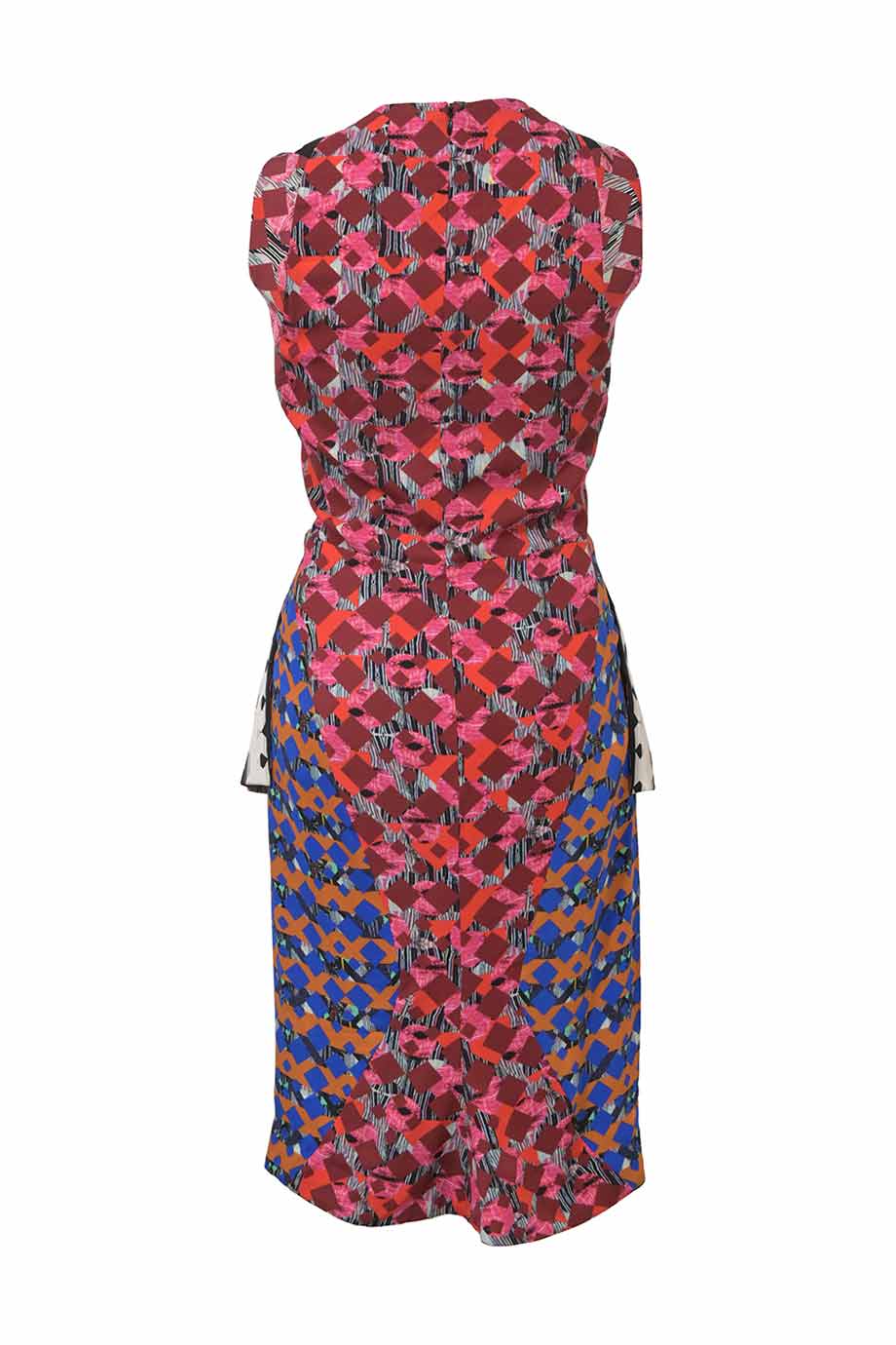 peter pilotto red dress 'twist' Dress In Red