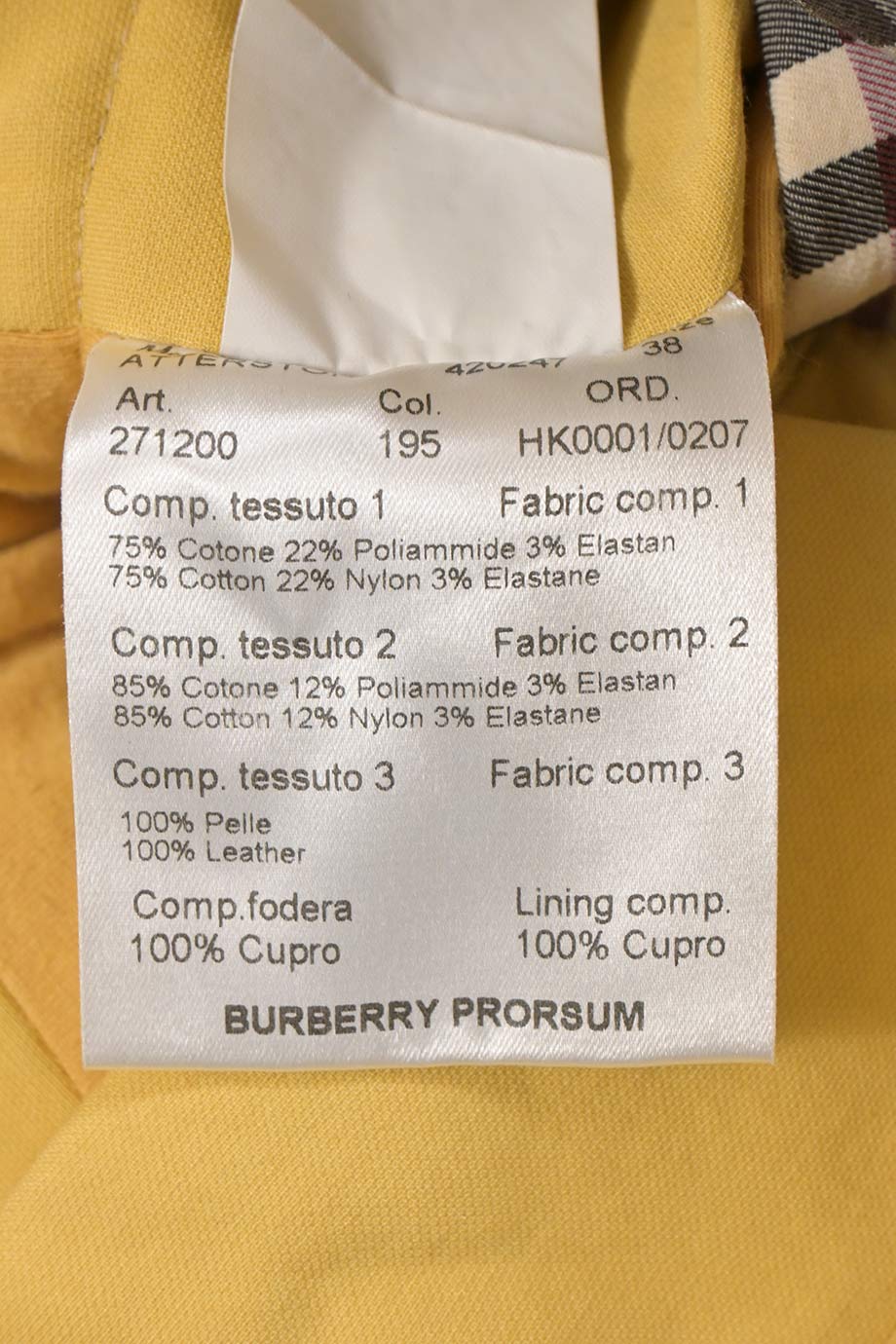 WW44027] Burberry Prorsum | Jacket