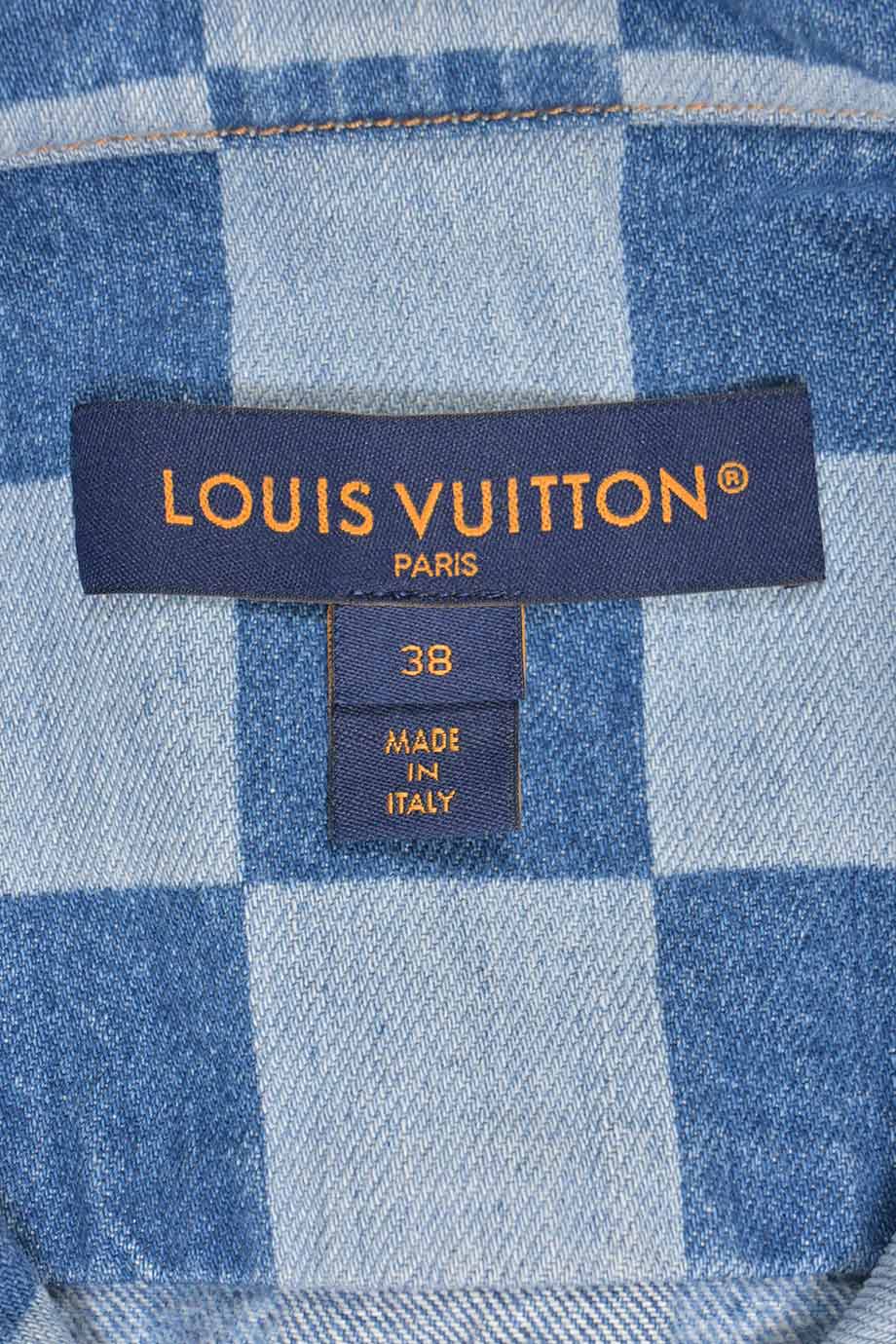 ジャケット・アウター Louis Vuitton Damier Denim Jacket Louis Vuitton Damier Classic Denim Jacket | REVERSIBLE