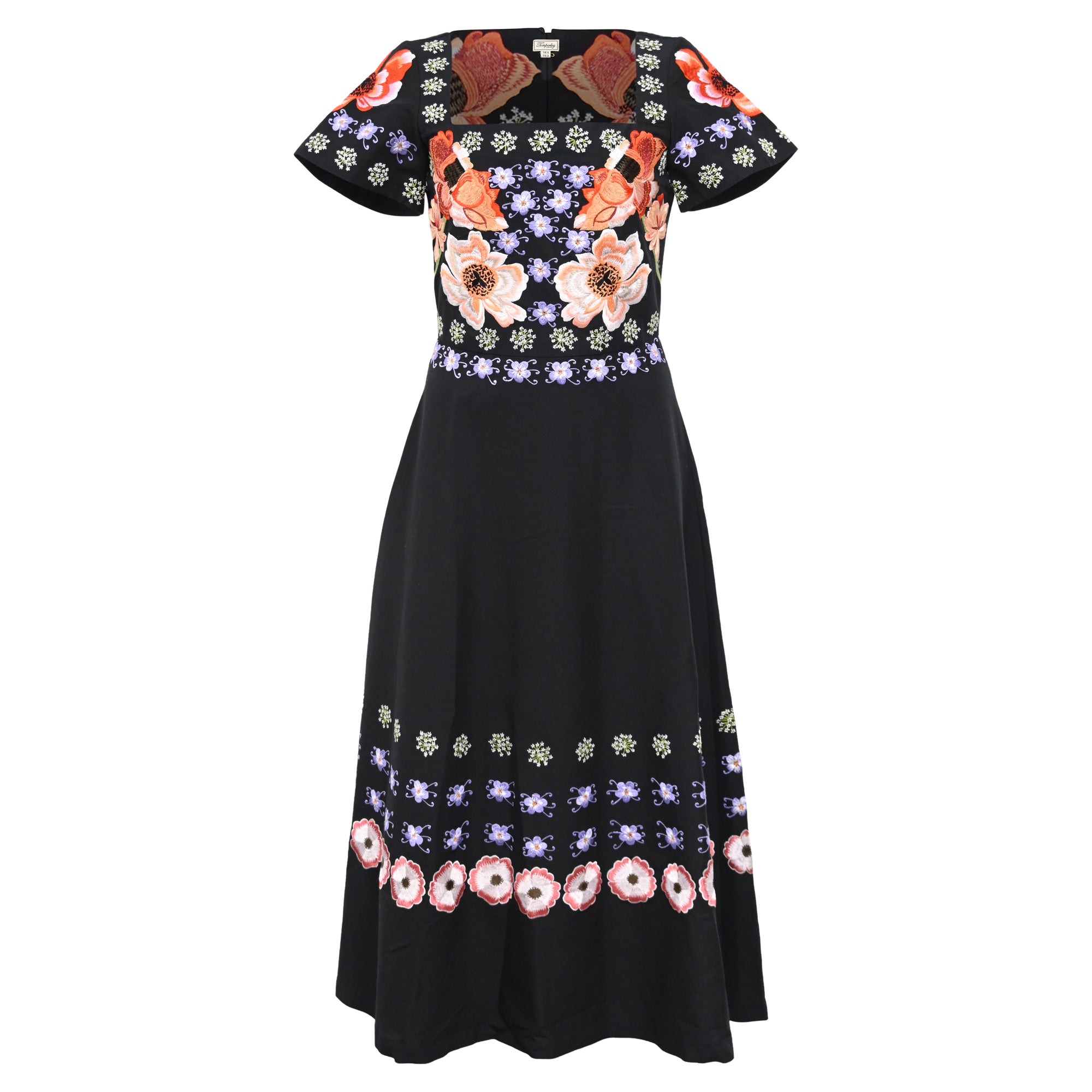 green emerald velvet dress WW51446] Temperley London