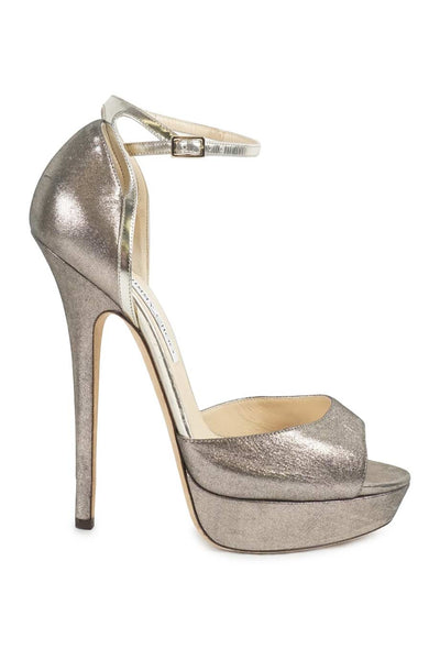HK　JIMMY CHOO Rare Jimmy Choo Kendall Multicolor Crystal Peep Toe Pump