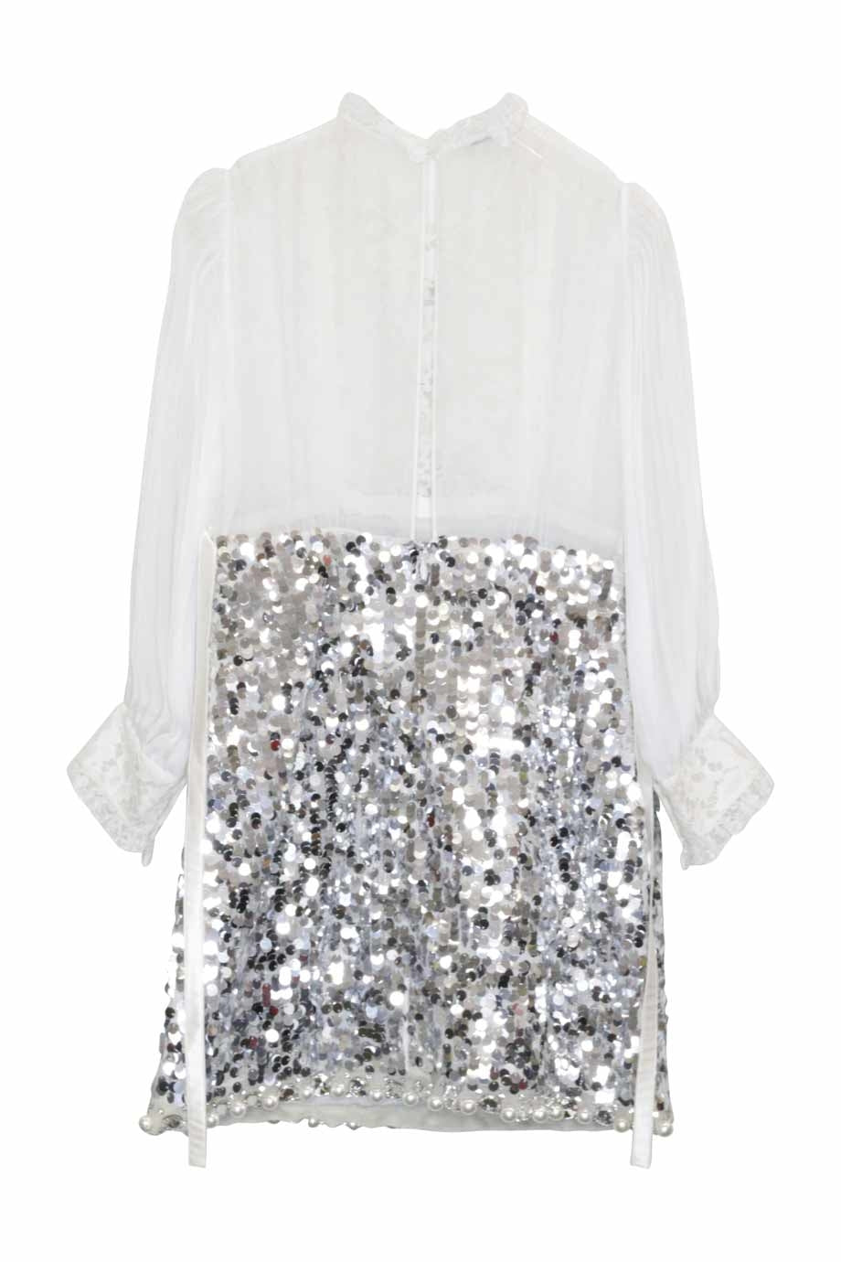 miu miu grey dress with lace Lace-trimmed silk jersey midi dress in grey - Miu Miu