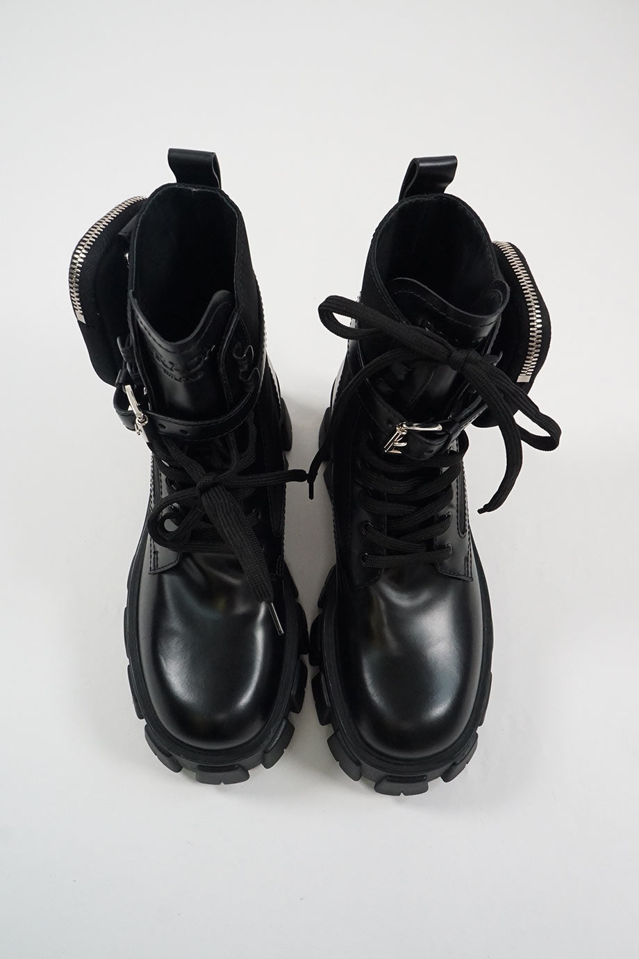 WS6222] Prada | Lace Up Boot