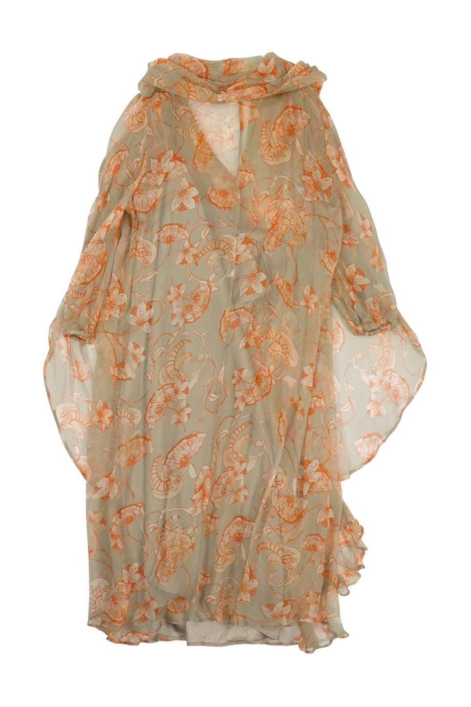 strapless open back dress Cowl Back Satin Bridesmaid Dress - Burnt Peach main image 1