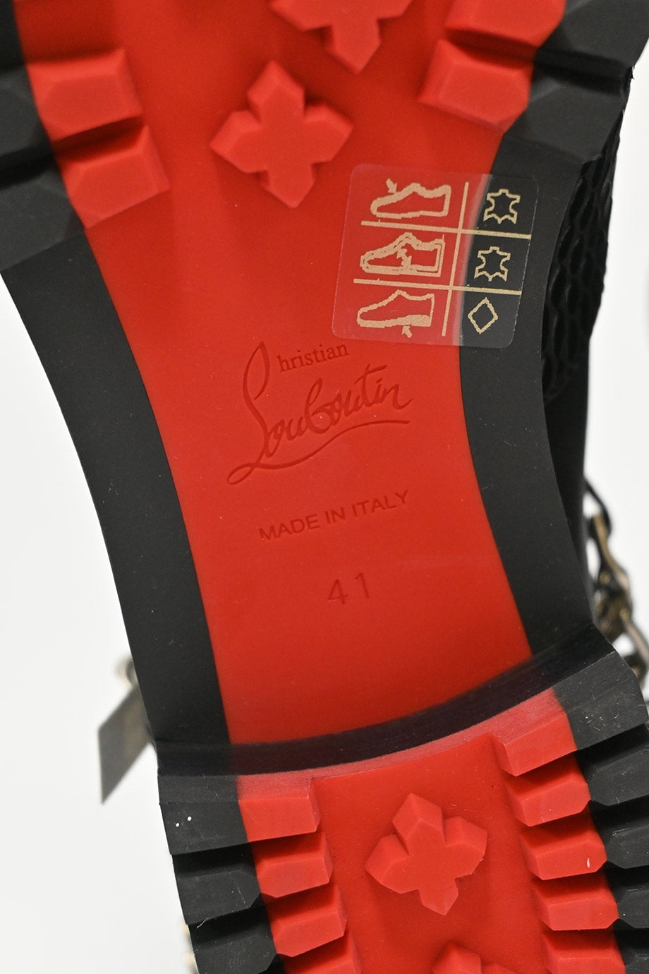 WS6495] Christian Louboutin | Lace Up Boot