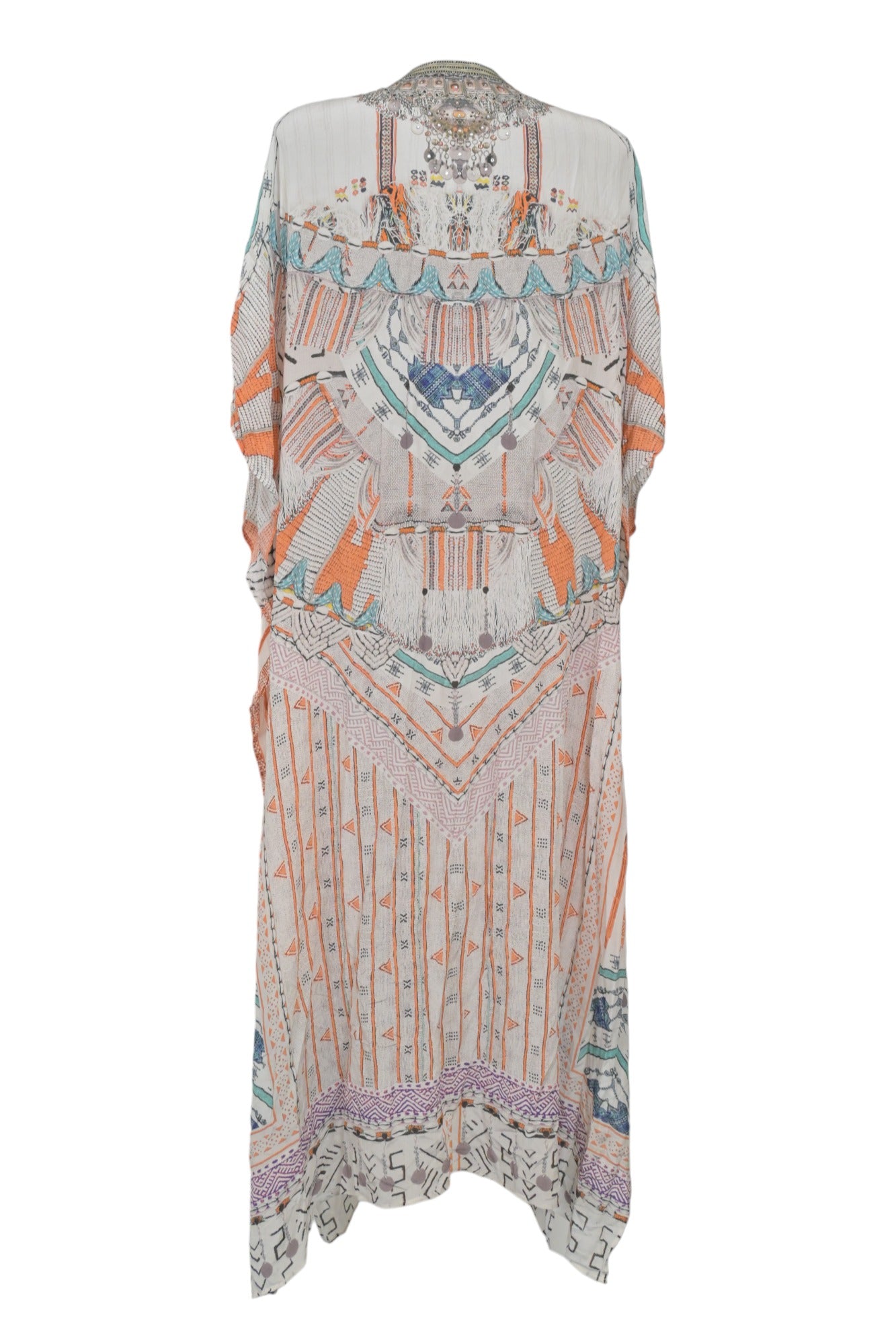 slim fit dress slacks The Valley Of The Kings Sleeveless Draped T Back Long Dress| CAMILLA US –  CAMILLA main image 0