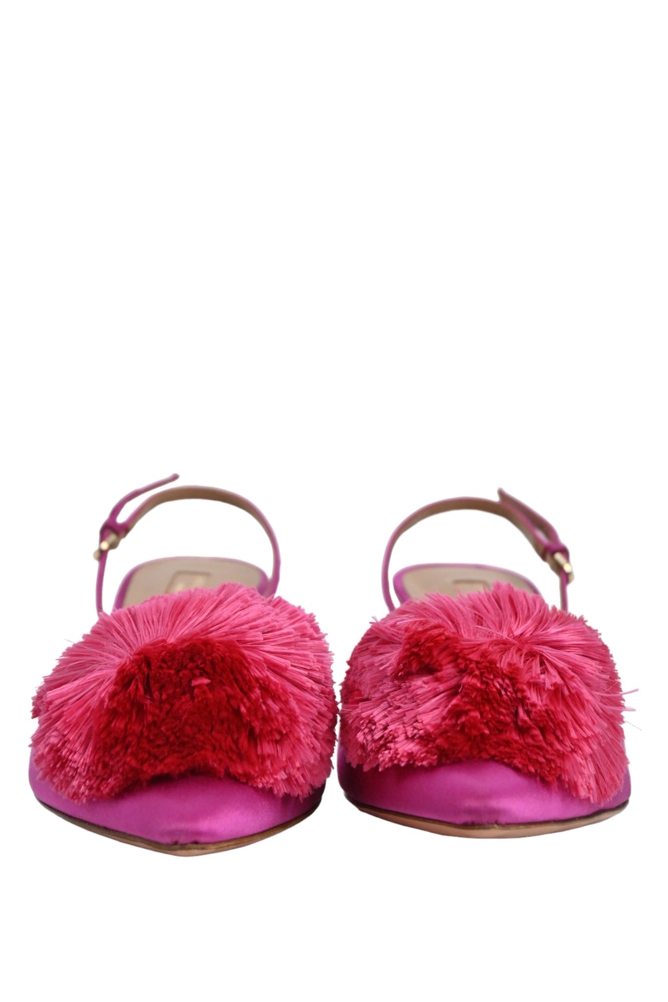 Aquazzura Powder Puff Slingback WS6990] Aquazzura Low Heel