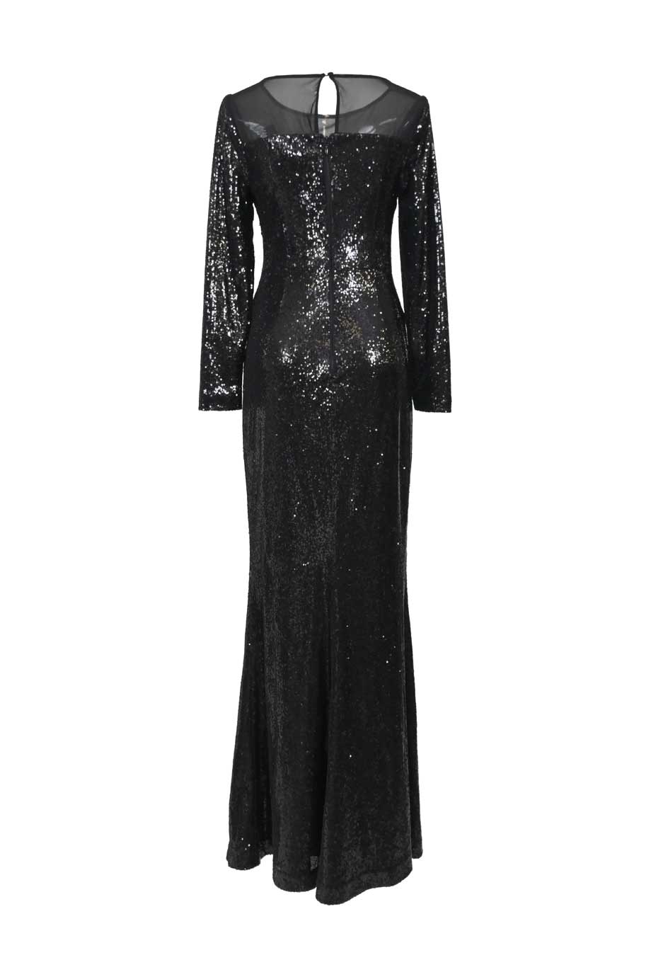 halston heritage black sequin dress Halston Heritage Sequin Trim One Shoulder Evening Gown Size 0 NWT Black