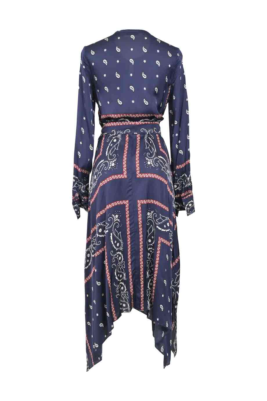 sandro printed midi dress WW36769] Sandro